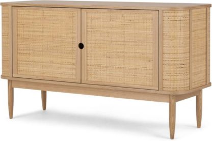 An Image of Liana Woven Front Sideboard, Ash & Rattan