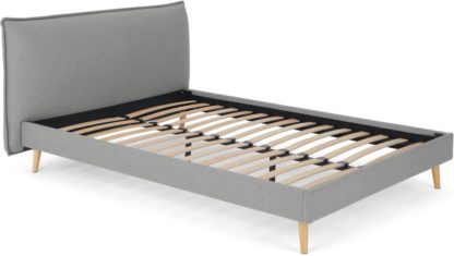 An Image of Piper Double Bed, Cool Grey