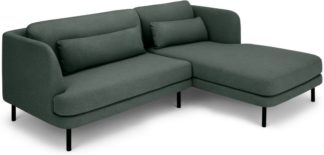 An Image of Herman Right Hand Facing Chaise End Corner Sofa, Woodland Green