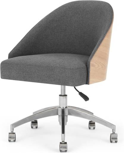 An Image of Fernanda Office Chair, Ash and Marl Grey