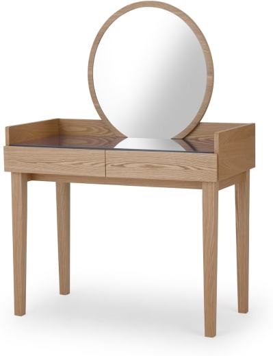 An Image of Xander Dressing Table , Ash & Navy Blue