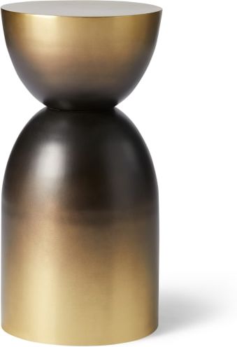 An Image of Sulta Side Stool, Brass Ombre