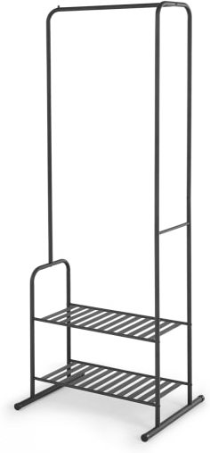 An Image of Kane Steel Garment & Storage Rack, Black