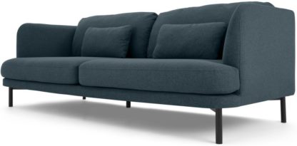 An Image of Herman 3 Seater Sofa, Aegean Blue