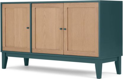 An Image of Ralph Sideboard, Teal & Oak