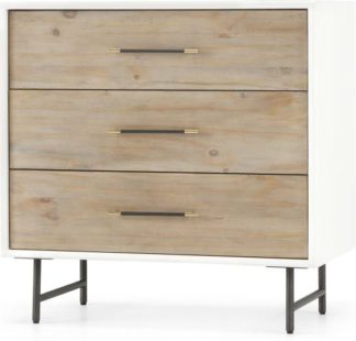 An Image of Ocanda Chest of Drawers, White & Pine