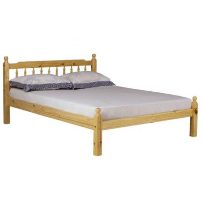 An Image of Torino Wooden Single Bed In Pine