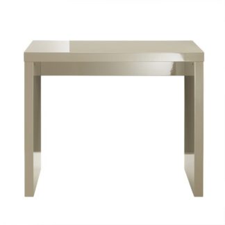 An Image of Curio Stone High Gloss Finish Console Table