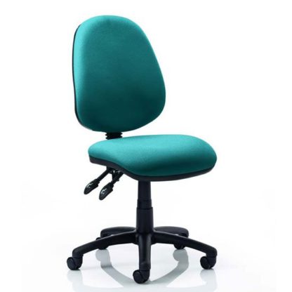 An Image of Luna II Office Chair In Maringa Teal