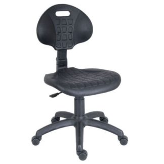 An Image of Caddington Home Office Chair In Black With 5 Star Base