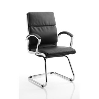 An Image of Classic Black Cantilever Office Chair