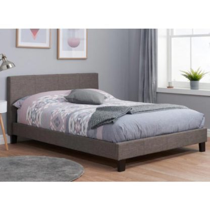 09ee86944263cf242f49cd0f9ca59372efdb52228f4d1db28003f385963c84e1.jpg An Image of Berlin Fabric Double Bed In Grey