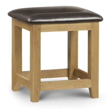0a2381d32904b5d4276d17d0c5a0061098061c80449b0d53bf4ed5b7dc0754a7.jpg An Image of Marlborough Dressing Table Stool With Waxed Oak Legs