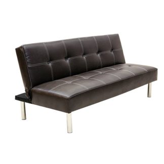 An Image of Venus PVC Sofa Bed In Brown