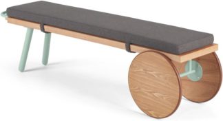 An Image of Carola Bench, Ash and Mint Green