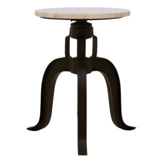 An Image of Sadalbari 3 Legs Bar Stool With White Marble Top