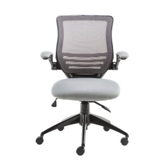 An Image of Clay Bracket Shaped Office Chair In Grey