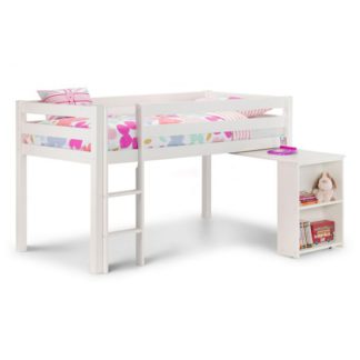An Image of Wendy Midsleeper Bunk Bed In Surf White