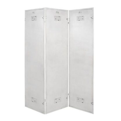 2585099d0292b35e2e96686762d3b8c418100f1ccf184c1f64e584c6311e2938.jpg An Image of Marissa Metal Room Divider In Antique White
