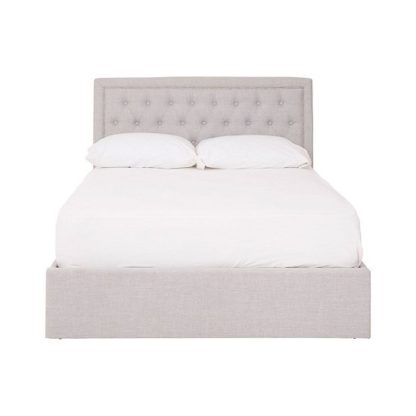 25f91753a8db0fcc483f3797a3ab0de2ce012957499446f4acec780f7b155e2b.jpg An Image of Edasich Fabric Ottoman Double Bed in Light Grey