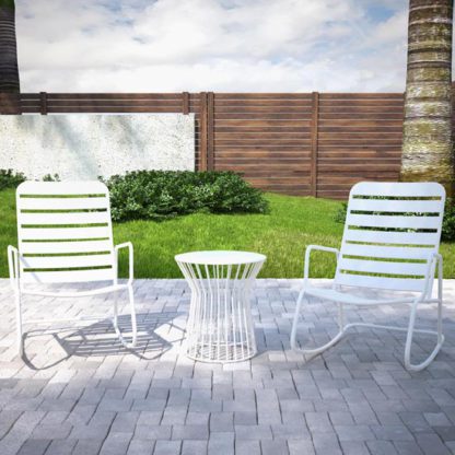 261c4148207ffabc669e16a3ec3a3efd7296c94196e2153ef592fa465f6f5bdd.jpg An Image of Novogratz Roberta Rocker Set In White