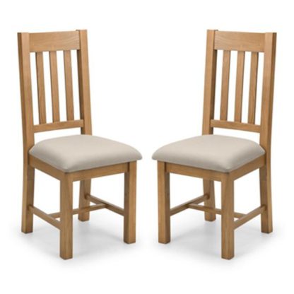 298a389b3e5d1cc50e65149bc97aeb7bae72ea73bed7fe73a7fc06d297dc4301.jpg An Image of Hereford Waxed Oak Dining Chair In Pair