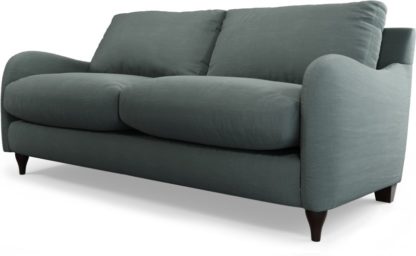 An Image of Custom MADE Sofia 2 Seater Sofa, Athena Dark Grey