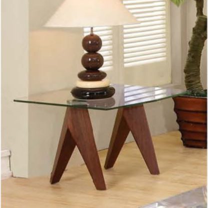 2ef6a89fc8bcdeb9ddd78a680e0f1e0bb84befed1584112c3abf222b244e5f73.jpg An Image of Mission Clear Glass Lamp Table