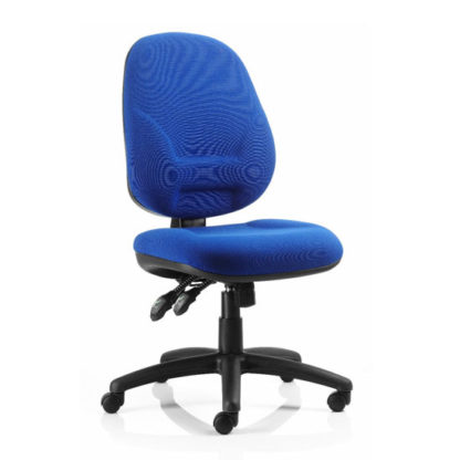 An Image of Eclipse Plus XL Office Chair In Blue No Arms