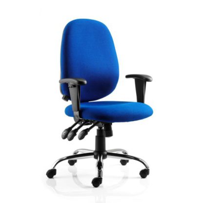 3296a04b5f8be57c27241b32b4d585a685dd3c38499d7e9ad163cd62acc5d2b8.jpg An Image of Lisbon Blue Office Chair