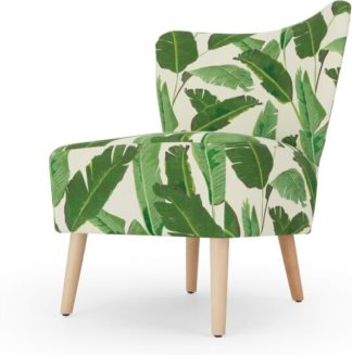 An Image of Charley Accent Armchair, Leaf Print