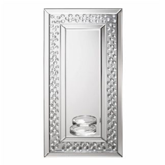 An Image of Alvaro Rectangular Sconce Wall Mirror