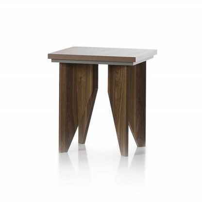3d3cc29d2c5e284cc39e9ac32862dda71de8c8a1579189383aca7c6ba4f03c71.jpg An Image of Michigan Wooden Lamp Table Sqaure In Walnut And Grey