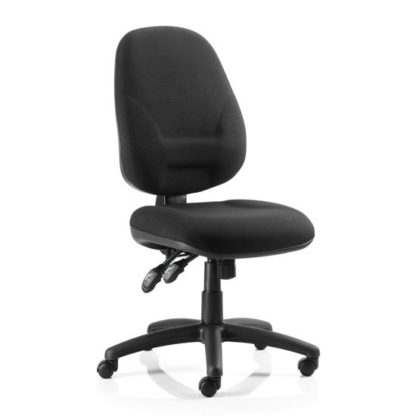 3f03dd11ed6138b77325b03b143d4defce7780ad71b64878610c7b8aa75dc5d8.jpg An Image of Eclipse Plus XL Office Chair In Black No Arms