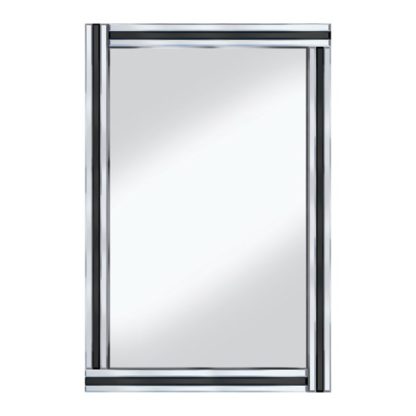 43d7730e4d8aa1be78fef9e818445bac3241d73d844f7f124de7640db5ae64a4.jpg An Image of Black Stripe 120x80 Large Mirror