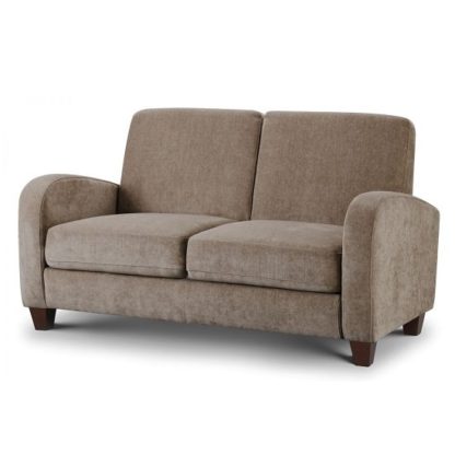 An Image of Hampshire Fabric 2 Seater Sofa In Mink Chenille