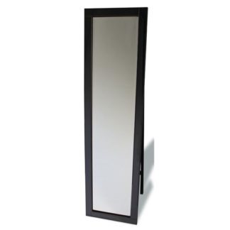 An Image of Cheval Contemporary Black Frame Freestanding Mirror