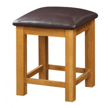 An Image of Acorn Wooden Dressing Table Stool