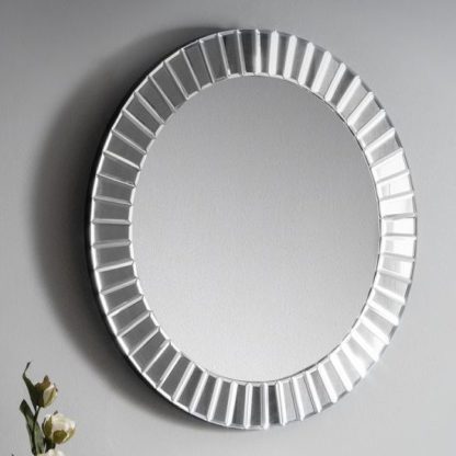 An Image of Sonata Small Round Wall Mirror