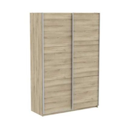 51168053341125a13e9f0a3c47498a4311011610a3dc46ee5cb1c283aa6f9bbf.jpg An Image of Selsey Sliding Wardrobe In Kronberg Oak With 2 Doors