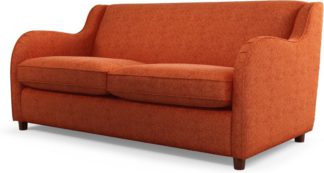 An Image of Custom MADE Helena Sofabed, Textured Weave Tangerine