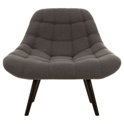 51561c56ab02d0ba167fe06560181b7195c12f6019ed378eee233c4b0698e606.jpg An Image of Hyadum Faux Linen Upholstered Bedroom Chair In Grey
