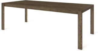 An Image of Custom MADE Corinna 10 Seat Dining Table, Smoked Oak