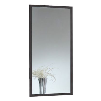 An Image of Stockholm Wall Mirror In Graphite Frame