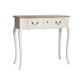 An Image of Spencer Wooden Console Table Small In White