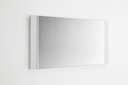 An Image of Odessa Hallway White Gloss Wall Mirror