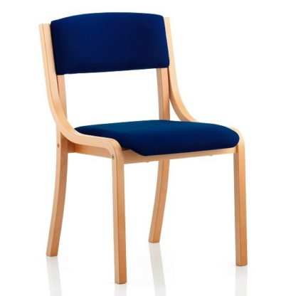 An Image of Charles Office Chair In Serene And Wooden Frame