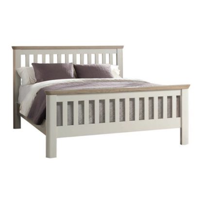 61ecc401642230cde8c78bf26f99119b4f0f81df915c15124551e65e12d8efe4.jpg An Image of Empire Painted Wooden Super King Size Bed