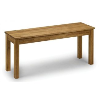 An Image of Coxmoor Wooden Dining Bench In Oiled Oak Finish
