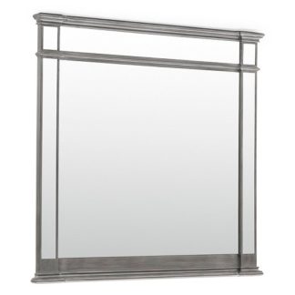 An Image of Alloa Contemporary Wooden Dressing Mirror In Grey
